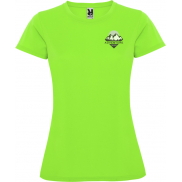 Montecarlo sportowa koszulka damska z krótkim rękawem, 2xl, zielony