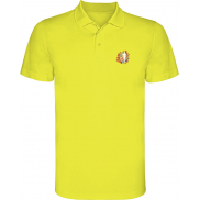Monzha sportowa koszulka dziecięca polo z krótkim rękawem, 4, żółty