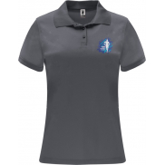 Monzha sportowa koszulka damska polo z krótkim rękawem, l, szary