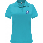 Monzha sportowa koszulka damska polo z krótkim rękawem, s, niebieski