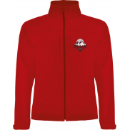 Rudolph kurtka unisex typu softshell, 2xl, czerwony