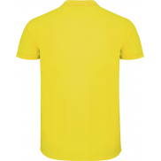 Star koszulka męska polo z krótkim rękawem, l, żółty