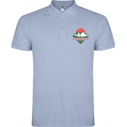 Star koszulka męska polo z krótkim rękawem, 2xl, niebieski