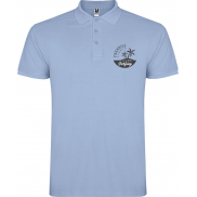 Star koszulka męska polo z krótkim rękawem, 2xl, niebieski