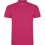 Star koszulka męska polo z krótkim rękawem, 3xl, różowy