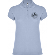 Star koszulka damska polo z krótkim rękawem, l, niebieski