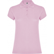 Star koszulka damska polo z krótkim rękawem, xl, różowy