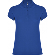 Star koszulka damska polo z krótkim rękawem, 3xl, niebieski