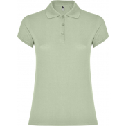 Star koszulka damska polo z krótkim rękawem, 2xl, zielony