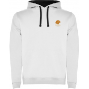 Urban dziecięca bluza z kapturem, 7/8, biały, niebieski