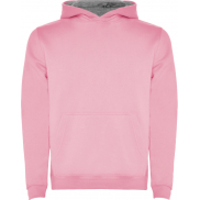 Urban dziecięca bluza z kapturem, 3/4, różowy, szary