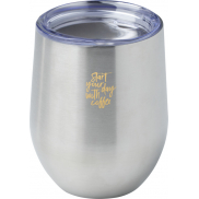 Corzo miedziany kubek próżniowy ze stali nierdzewnej z recyklinku z certyfikatem RCS 350 ml, szary