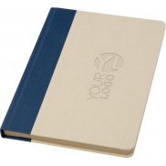 Liliana notatnik A5 w twardej okładce z tworzywa sztucznego pochodzącego z trzciny cukrowej, niebieski