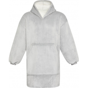 Denali kocyk z kapturem z certyfikatem GRS, szary