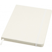 Bass notatnik A5 z recyklingu, z kartkami w linie, biały