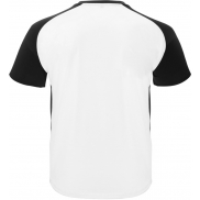 Bugatti sportowa koszulka dziecięca z krótkim rękawem, 4, biały, czarny