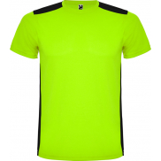 Detroit sportowa koszulka unisex z krótkim rękawem, m, zielony, czarny