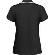 Tamil sportowa koszulka damska polo z krótkim rękawem, xl, czarny, biały
