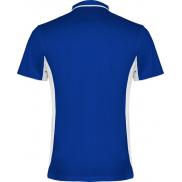 Montmelo koszulka polo unisex z krótkim rękawem, xl, niebieski, biały