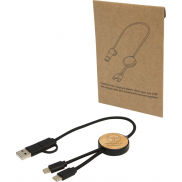 Chechia kabel do synchronizacji danych i szybkiego ładowania 5 w 1 27 W o długości 30 cm z tworzyw sztucznych pochodzących z rec