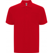 Centauro Premium koszulka polo unisex z krótkim rękawem, xl, czerwony