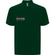 Centauro Premium koszulka polo unisex z krótkim rękawem, m, zielony