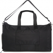 Rhine rozszerzalna torba podróżna o pojemności 35 l z materiałów z recyklingu, czarny