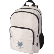 Trend Plus plecak na laptopa o przekątnej 15-cali o pojemności 20 l wykonany z materiałów z recyklingu z certyfikatem GRS, piase