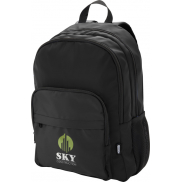 Trend Plus plecak na laptopa o przekątnej 15-cali o pojemności 20 l wykonany z materiałów z recyklingu z certyfikatem GRS, czarn