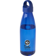 Bergen butelka na wodę o pojemności 800 ml z tworzyw sztucznych pochodzących z recyklingu, niebieski