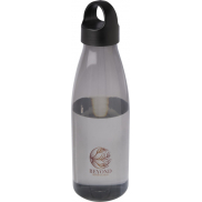 Bergen butelka na wodę o pojemności 800 ml z tworzyw sztucznych pochodzących z recyklingu, czarny