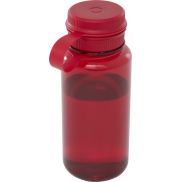 Butelka sportowa Ryder z materiału RPET, z certyfikatem RCS, o pojemności 900 ml, z wielofunkcyjną zakrętką, czerwony