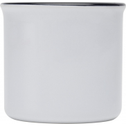 Bari kubek ceramiczny z nadrukiem sublimacyjnym o pojemności 240 ml, biały