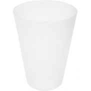 Glastonbury kubek wielokrotnego użytku o pojemności 300 ml z tworzyw sztucznych, biały