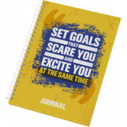 Desk-Mate® dziennik A5 w twardej okładce, biały