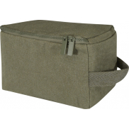 Organizer na przybory toaletowe z materiałów recyklingowanych Pack 500 g/m² Aware™ , zielony