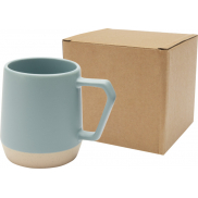 Dolce kubek ceramiczny o pojemności 300 ml z matowym wykończeniem, niebieski