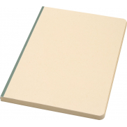 Liliana notatnik A5 z trzciny cukrowej z miękką okładką z RPET, zielony