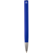 Ziguur długopis z aluminium z recyklingu, niebieski