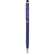 Ore aluminium ballpoint pen with stylus (blue ink), niebieski