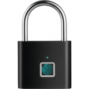 SCX.design T11 inteligentna kłódka z czytnikiem linii papilarnych, czarny