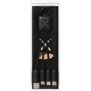 SCX.design C13 kabel do ładowania 5 w 1 o mocy 20 W, czarny