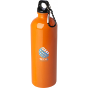 Oregon butelka na wodę o pojemności 750 ml z karabińczykiem wykonana ze stali nierdzewnej z jednowarstwową ścianką z certyfikate