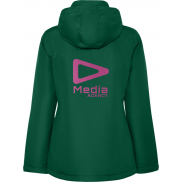 America damska ocieplana kurtka typu parka, roly-2xl, zielony