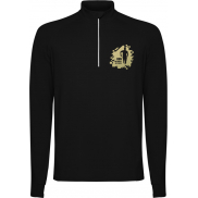 Estambul męska bluza z długim rękawem i zamkiem błyskawicznym na połowie długości, 2xl, czarny