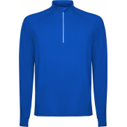 Estambul męska bluza z długim rękawem i zamkiem błyskawicznym na połowie długości, s, niebieski