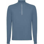 Estambul męska bluza z długim rękawem i zamkiem błyskawicznym na połowie długości, s, niebieski