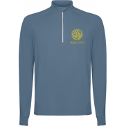 Estambul męska bluza z długim rękawem i zamkiem błyskawicznym na połowie długości, roly-3xl, niebieski