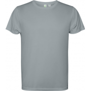 Estoril short sleeve kids t-shirt, 12, szary