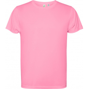 Estoril short sleeve kids t-shirt, 4, różowy